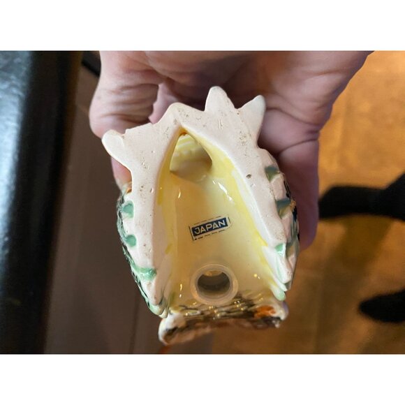 Rare Vintage Tom and Hen Turkey Salt & Pepper Shakers - Hand-Painted, Marked Jap - Picture 13 of 16